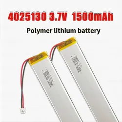 4025130 Lipo 배터리, 3.7V 리튬 폴리머 배터리, 계단 센서 조명, LED 조명, 셀 전자 책, 1-10 개, 1500mAh