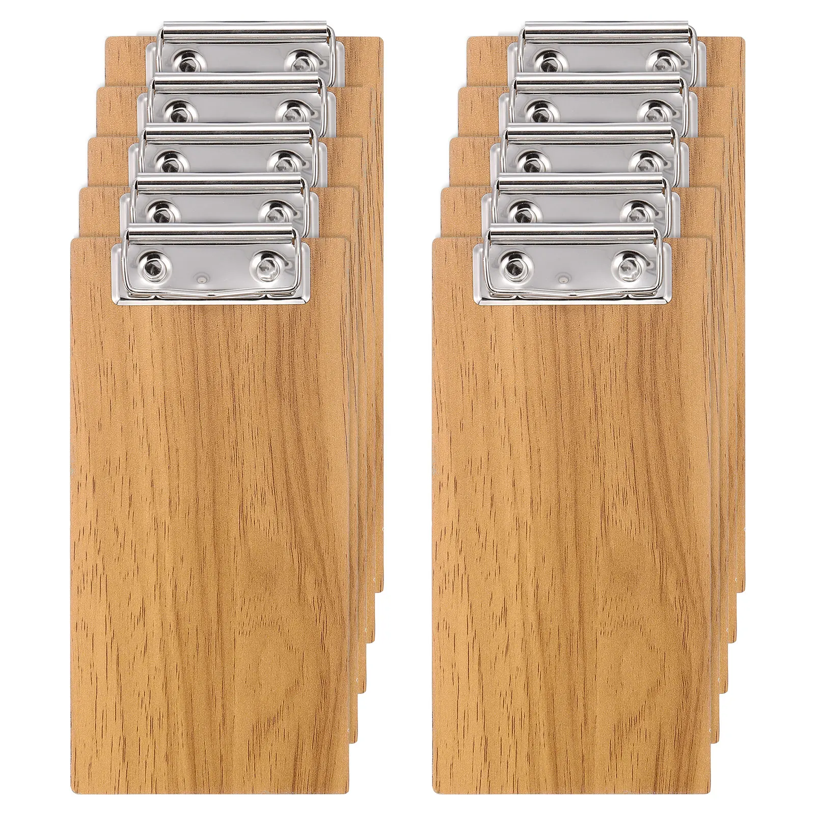 

10/20 шт., презентаторы в клетку для ресторана, мини-буфер обмена, деревянный держатель для клетки, держатель для меню на половину страницы для ресторана, кафе, контрольного сервера