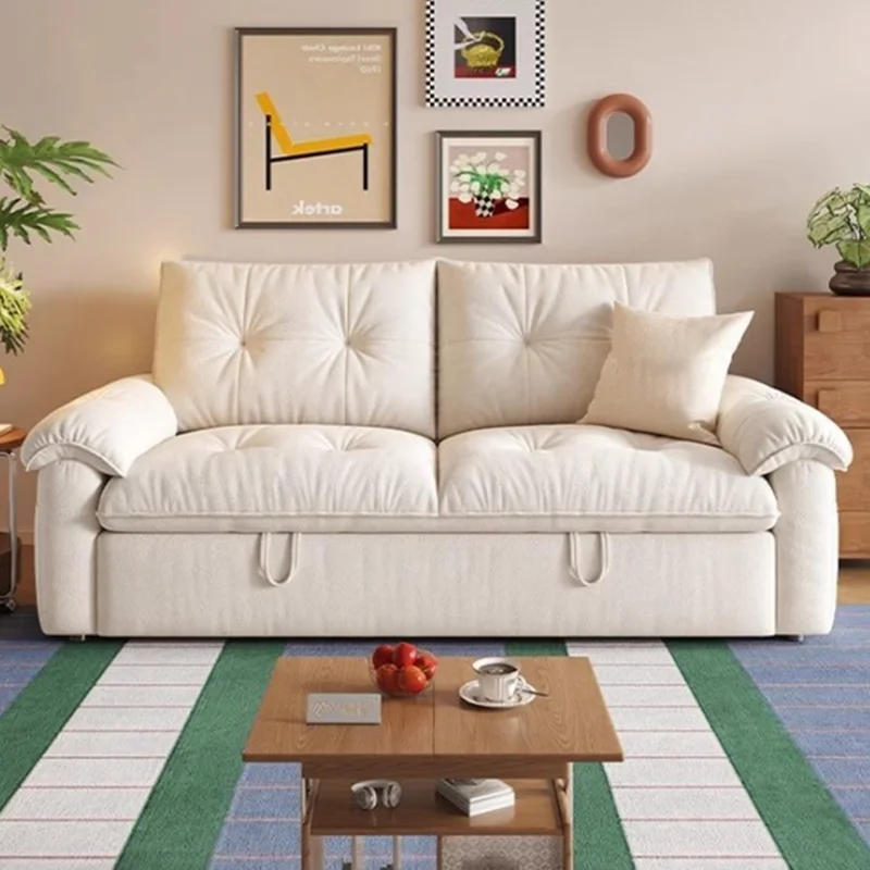Quality Beige Living Room Sofas High Back Minimalist Sleeper Lounges Living Room Couch Pull Out Banken Woonkamer Furniture Home