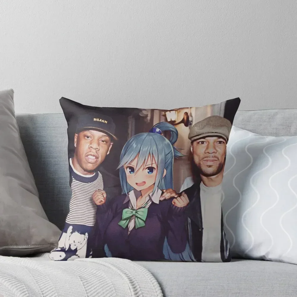 

Jay-z feat. Aqua Throw Pillow Cushion Cover Set Pillowcases Bed Cushions Decorative Cushion Christmas Pillowcase pillow