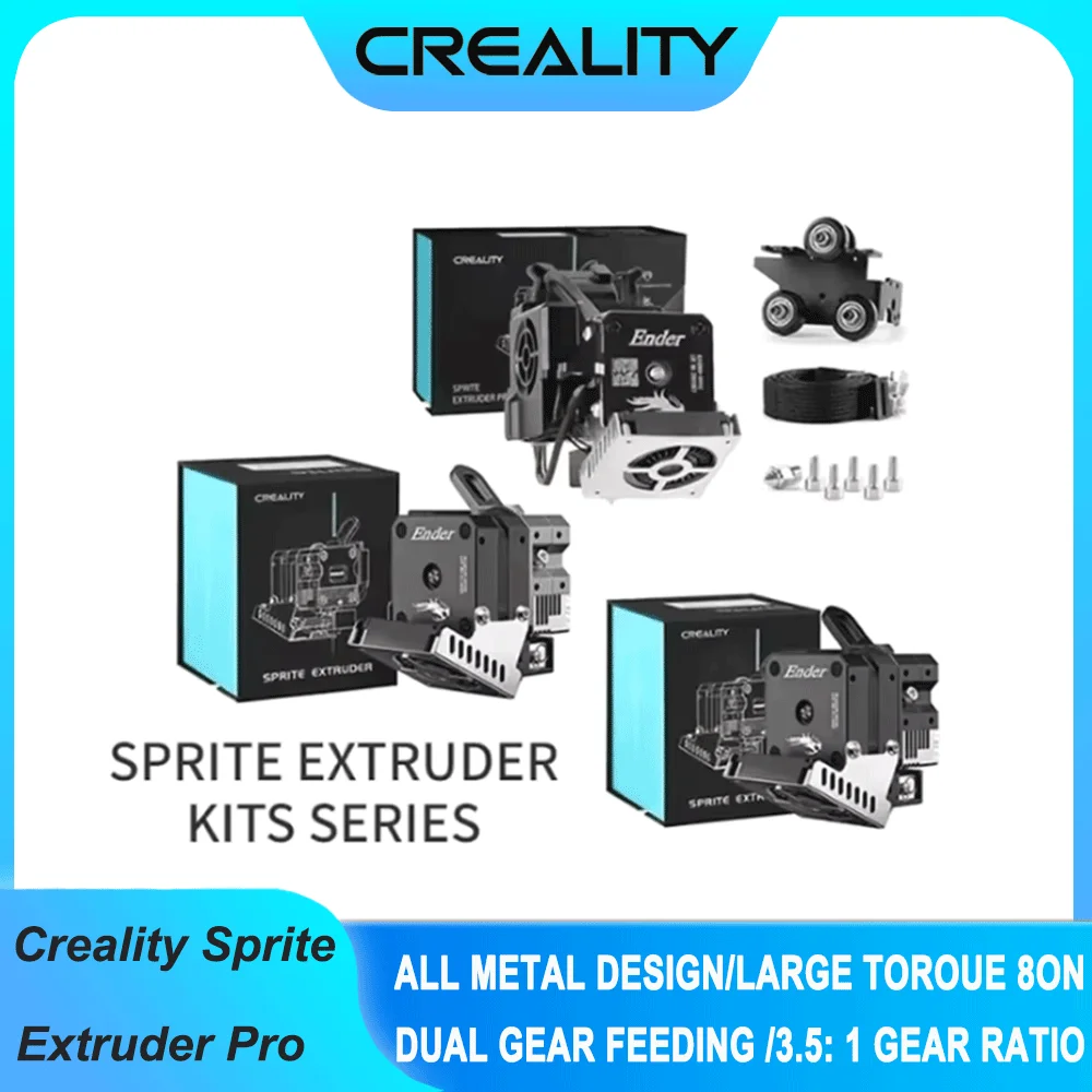 

Creality Sprite Extruder Pro Kit with 80N Stepper Motor for Ender 3 Ender3 v2 Ender 3 pro Ender 3 Max official 3D Printer Parts