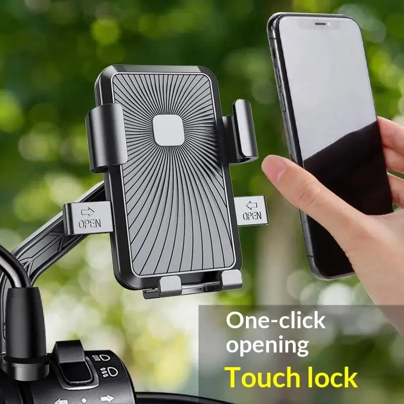 Weatherproof Mobile Phone Holder for Motorcycles Ideal for All Seasons