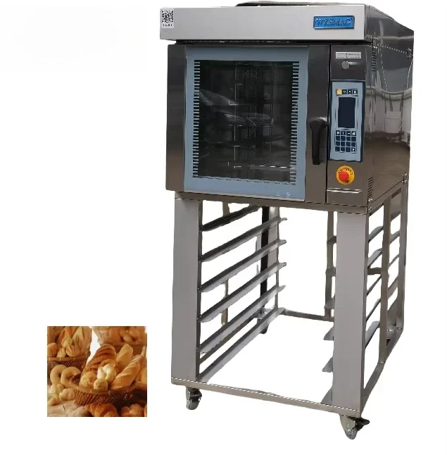 Commercial Gas Convection Oven with 5 Decks for Bakery Use in Baking Milk Flour Fruit Condition New