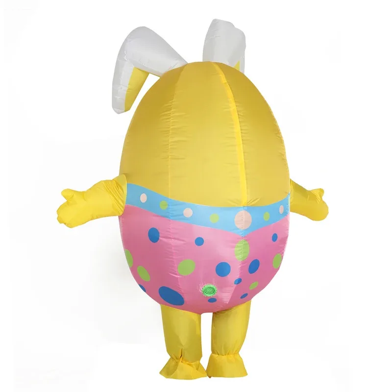 

wiwiwi 123New Bunny Inflatable Suit Blow Up Costume Adult for Easter Christmas Halloween Cartoon Cute Egg Rabbit Sup