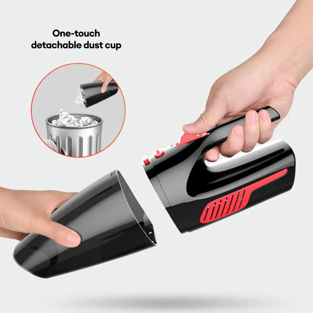 Powerful Suction Vacuum Handheld Car Vacuum Cleaner with Led Light Portable High Power 120w Vacuum Air Duster for Home Office