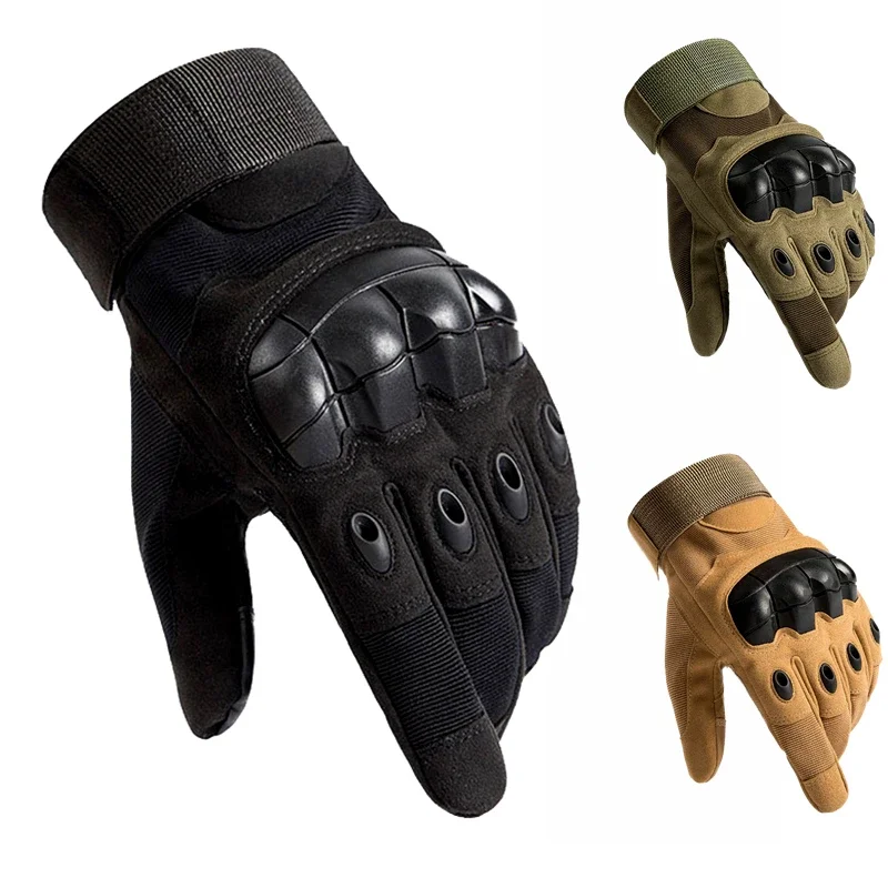 Tactical Gloves Paintball Airsoft Hunting Shooting Outdoor Riding Fitness Hiking Fingerless/Full Finger Gloves