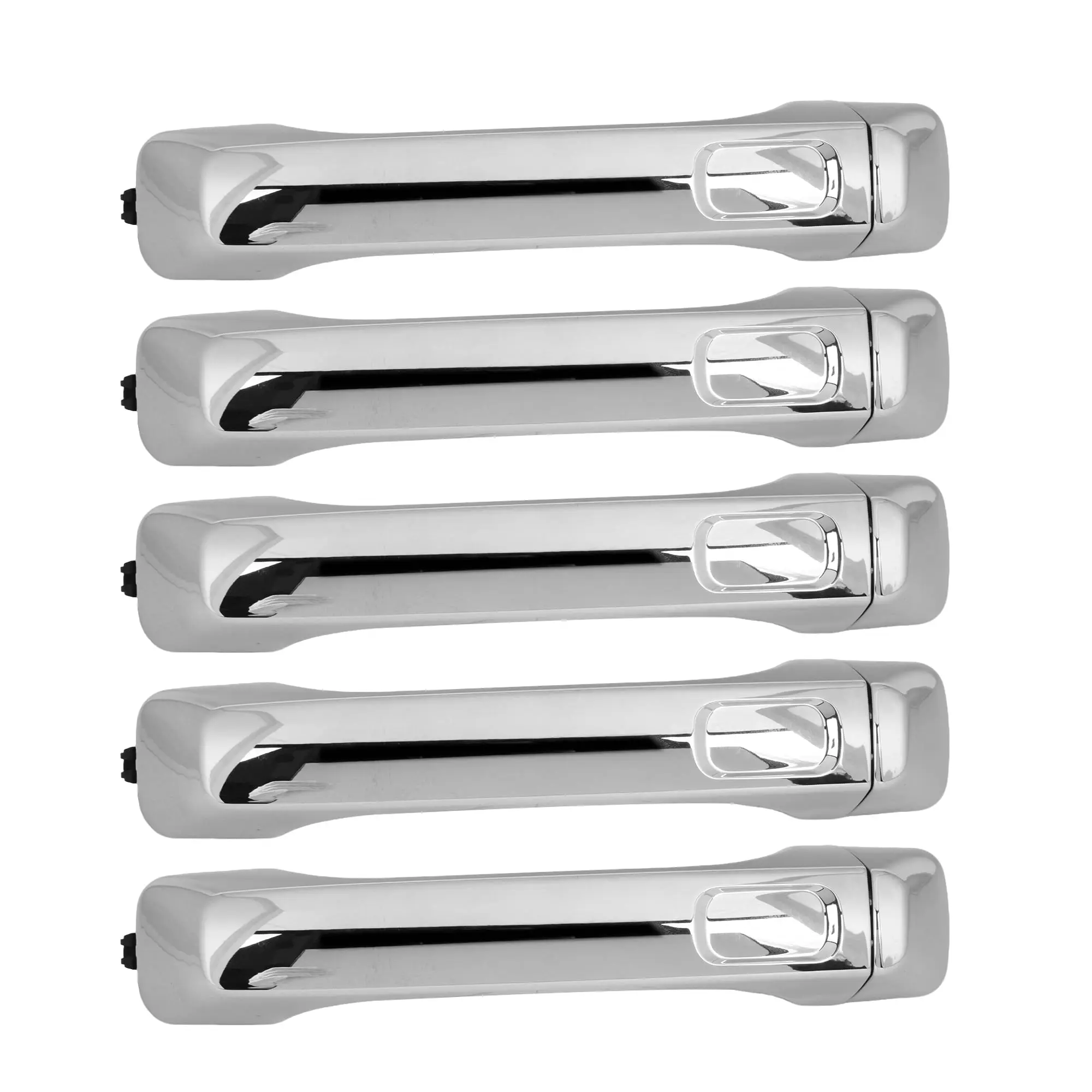 5Pcs Chrome Exterior Door Outside, Rear Tailgate Exterior Handle 25957909,25832249,25832250,15296932 For Hummer H3 / H3T