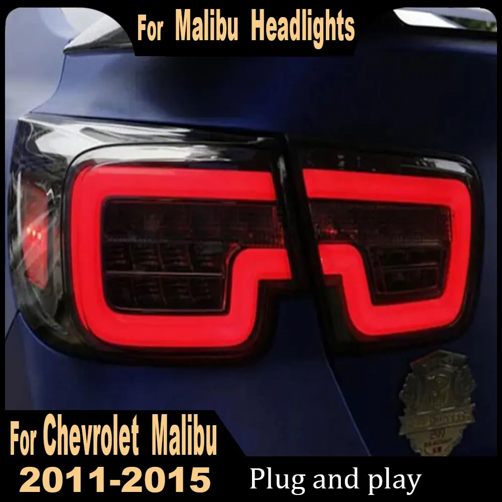 Lámpara trasera de coche para Chevrolet Malibu luz trasera LED 2011-2015 Chevrolet Malibu freno antiniebla trasero accesorios de señal de giro