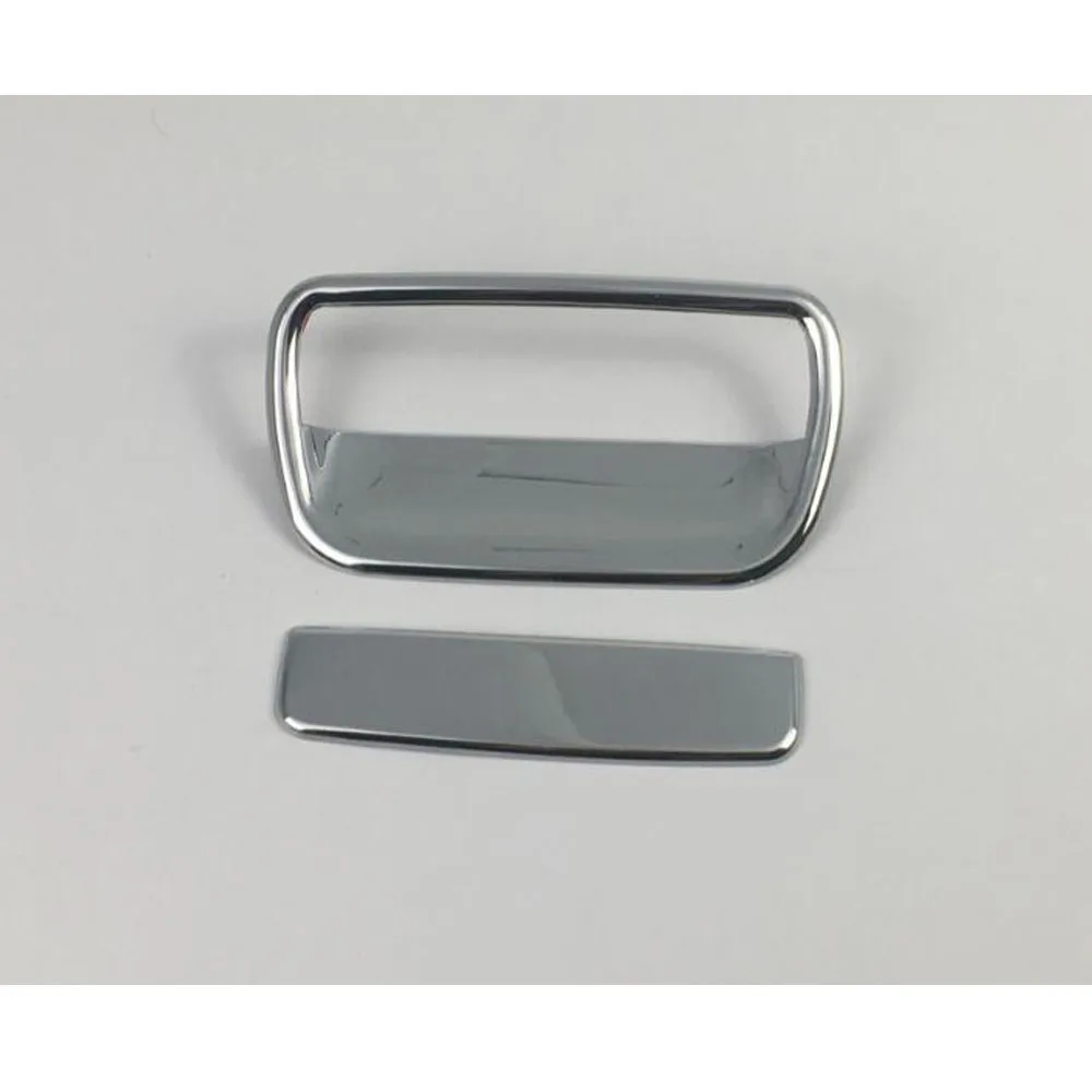 For Nissan March 2011 2012 2013 2014 2015 2016 2017 Car Handrail ABS Chrome Trunk Handle Rear Back Bowl Cover Part Hoods 2PCS