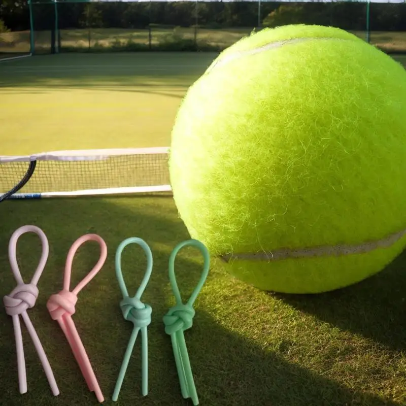 （Summer6）1/8 Pcs Soft Silicone Tennis Racquetball Vibration Dampeners Tennis Racket Anti Vibration Knot Squash Racquet Damper