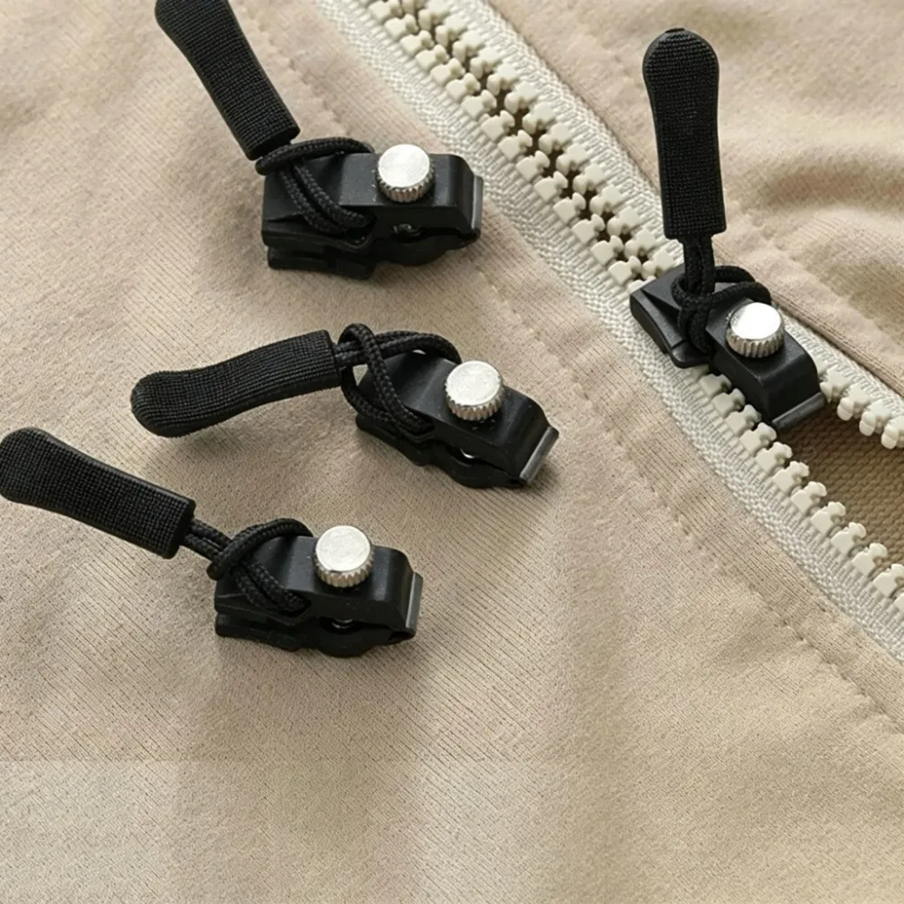 3/6Pcs Universal Quick Release Zipper Slider Lock Detachable Repair Parts Jackets Luggage Backpack Accessories