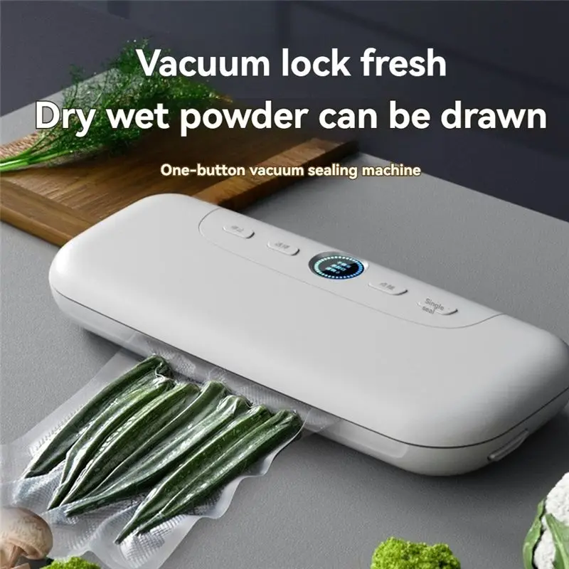 Amazing Fresh-Keeping Sealing Machine Vacuum Sealer Household Sealing Machine Small Food Vacuum Machine EU Plug