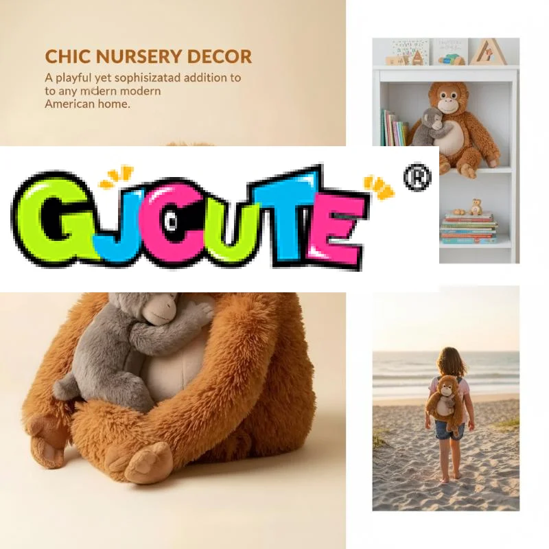 

Плюшевая игрушка Мама Панч Монки, мягкая кукла-персонаж из мультфильма, милая мягкая игрушка для кровати или дивана