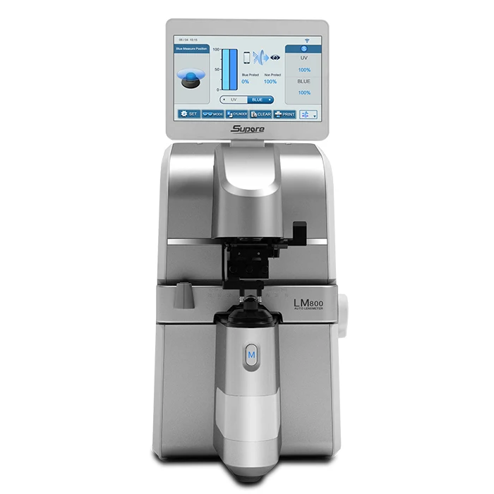 

LM-800 Китай Автоматический цифровой измеритель линз Фокусиметр Линзометр с измерением УФ-синего света