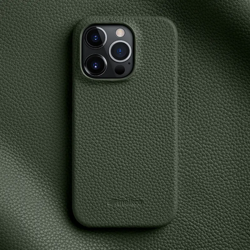 7 Color Melkco Real Premium Genuine Leather Mobile Phone Case Back Snap Cover For iPhone 14 15 Pro Max iPhone15 Natural Cowhide