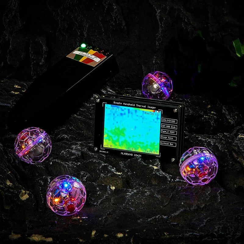 6 PCS Equipment Kit Infrared Thermal Imager And EMF Magnetic Field Detector Equipment For Home Office Ghosthunting Gifts