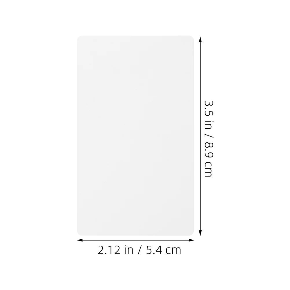 500 pcs Blank Kraft Paper Cards Heavy Duty For Flashcards Study Tools Business Card Diy Craft Index Set Memo Cards Bulk Writing