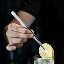Stainless Steel Tweezers,Cocktail Decoration,Long Clip, Bar Cocktail Tool Clip,Mint Leaf Ice Clip,Tea Clip, Kitchen,Bar Gadget