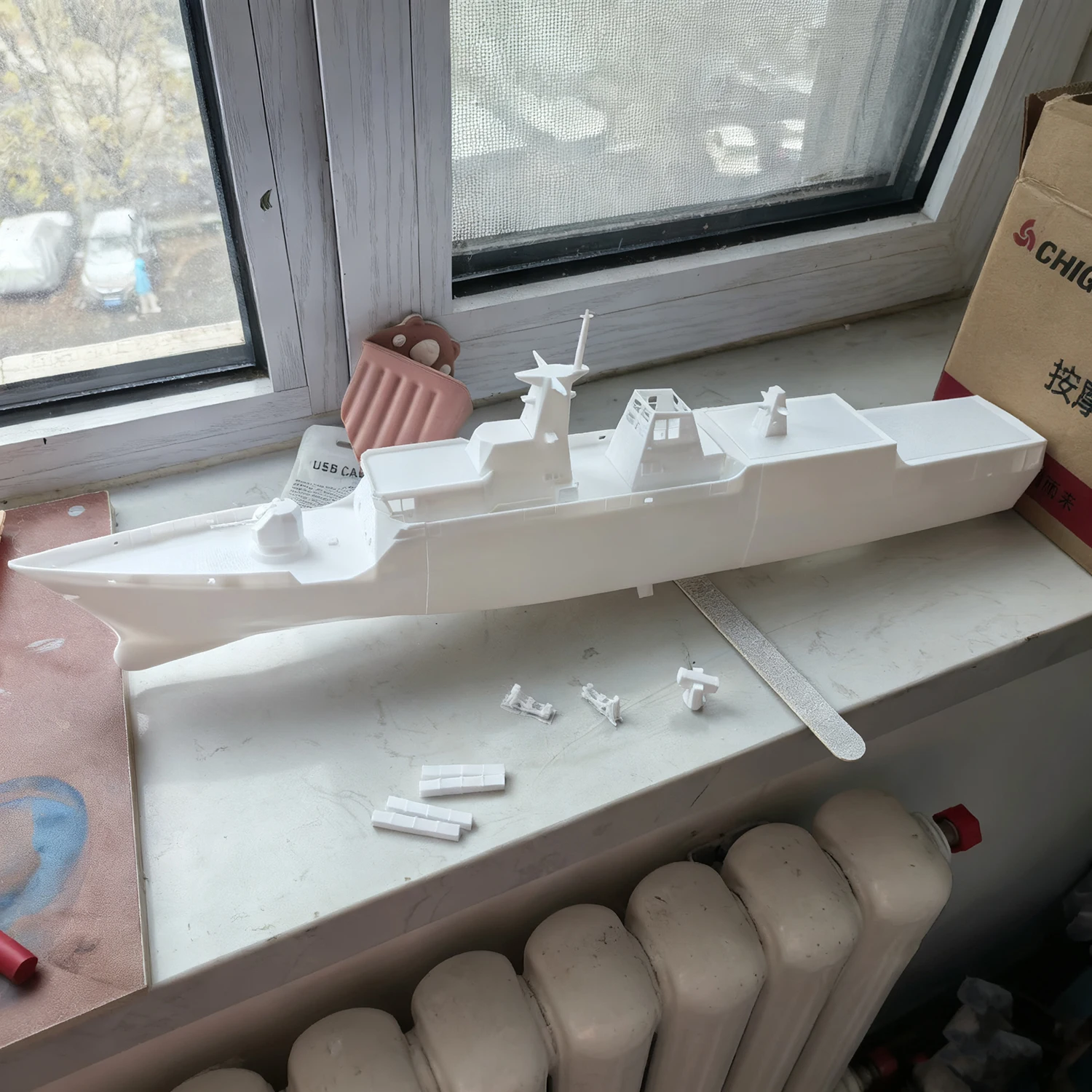 

1/150 RC Ships 60cm Type 056 Frigate Remote Control Boat 3D Printed Forming RC Schiffe Model Kit Ship Toy Warship Model