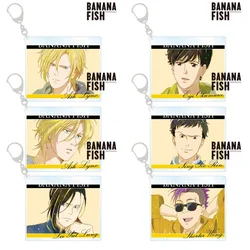 Loen Store Charm BANANA FISH Eiji Okumura Shorter Wong Blanca HD Characters Keychain Pendant Ornament Collection About 6cm