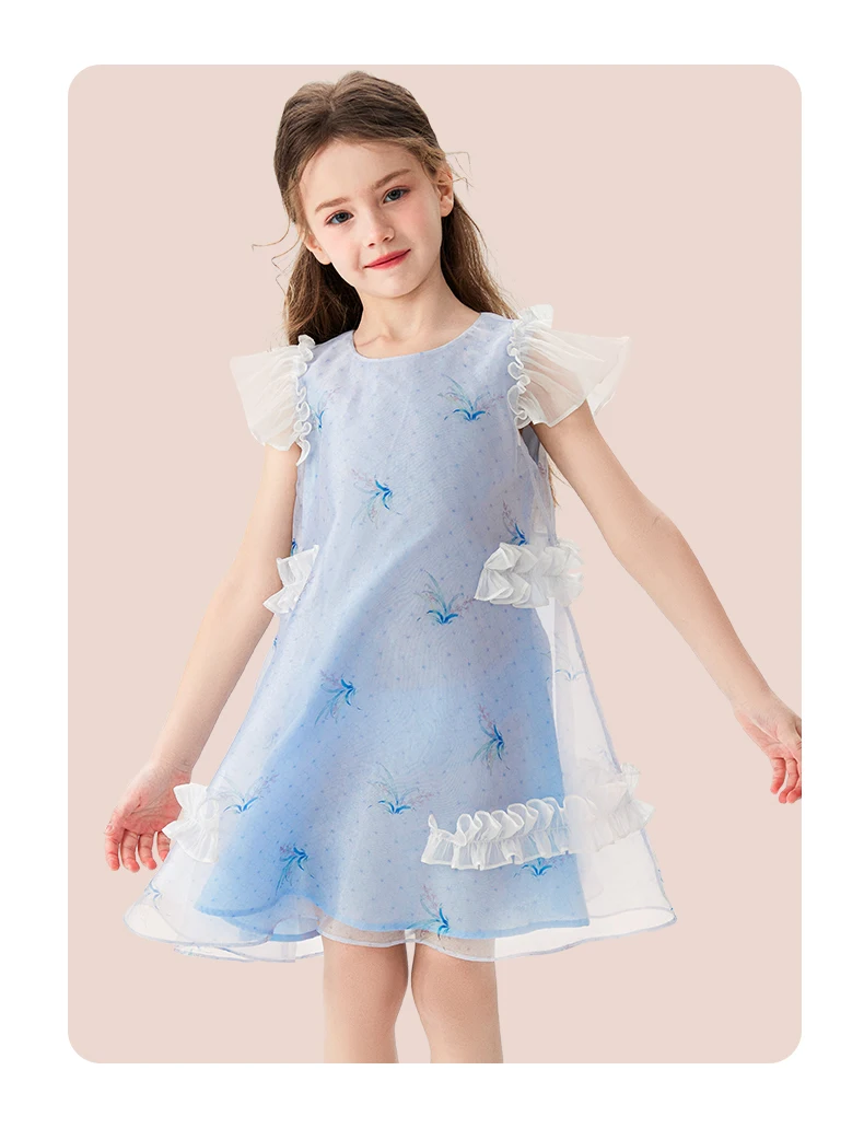 Vestido sofisticado para meninas