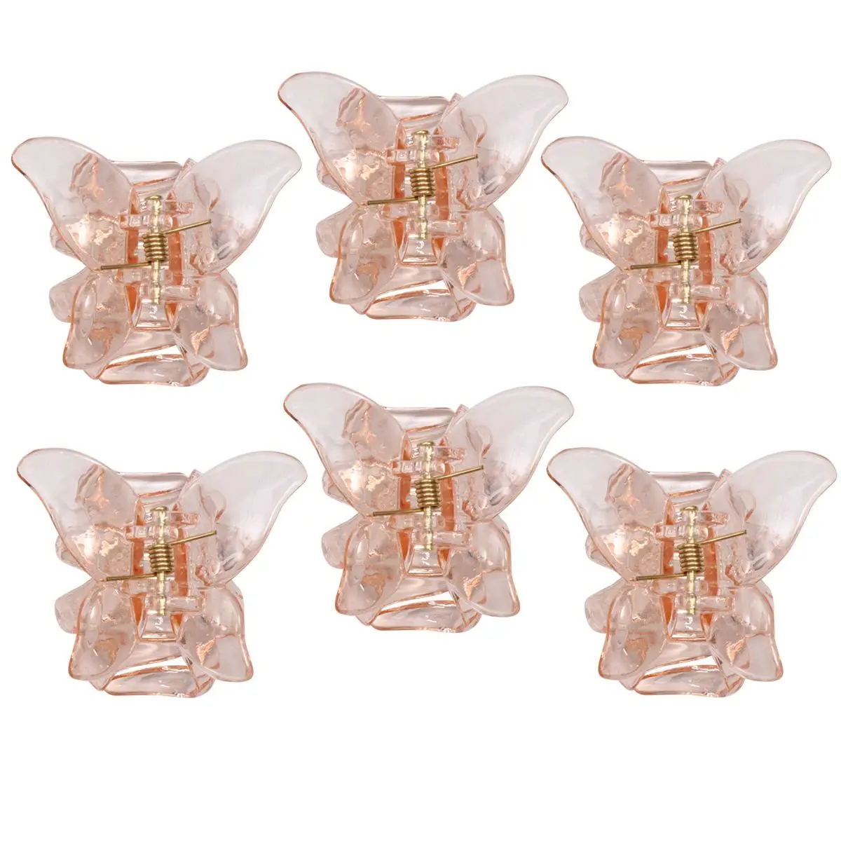 

6 Pcs Lightweight Portable Strong Hairclip Grip Easy to Wear Daily Gift Accessories Hair Hair Accessories Claw