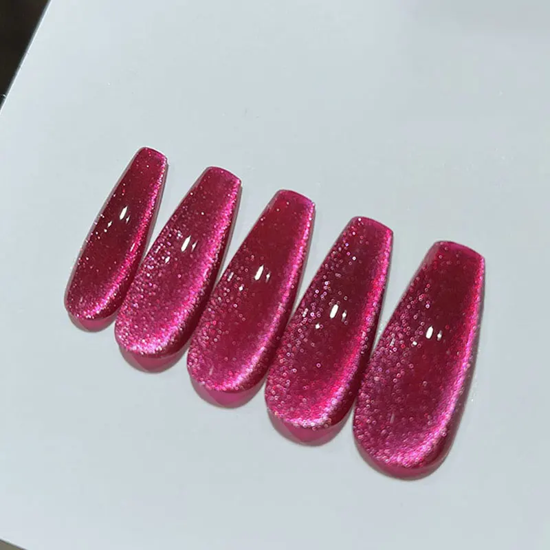 10ml 9D Laser Cat Magnetic Gel Nail Polish Diamond Glitter Cat Eye Gel Soak Off UV LED Nail Varnish UV Gel