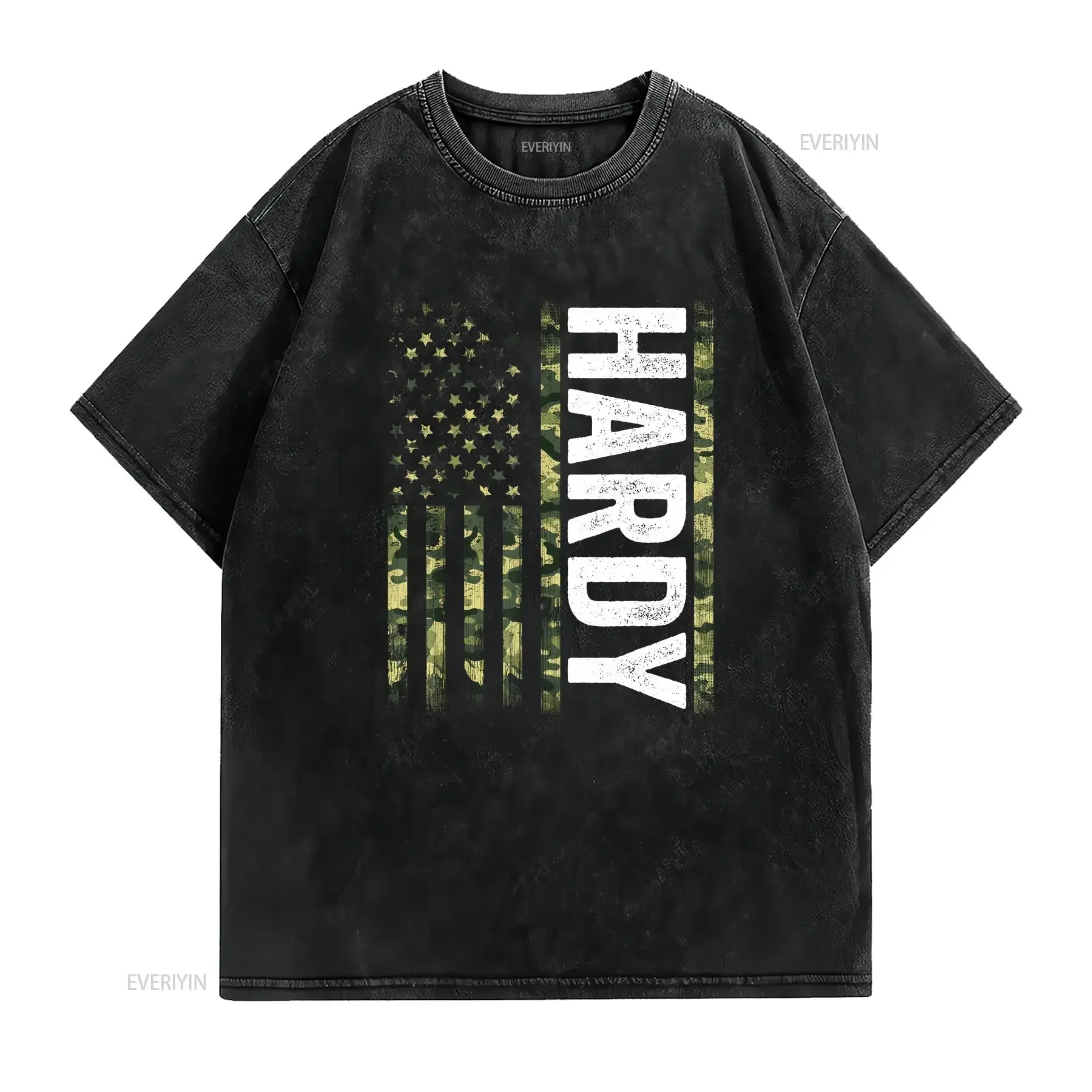 Hardy Last Name Funny Surname Team Family Reunion T Shirt vintage Washed Top For Everyday Wear homme designer clothes Unisex
