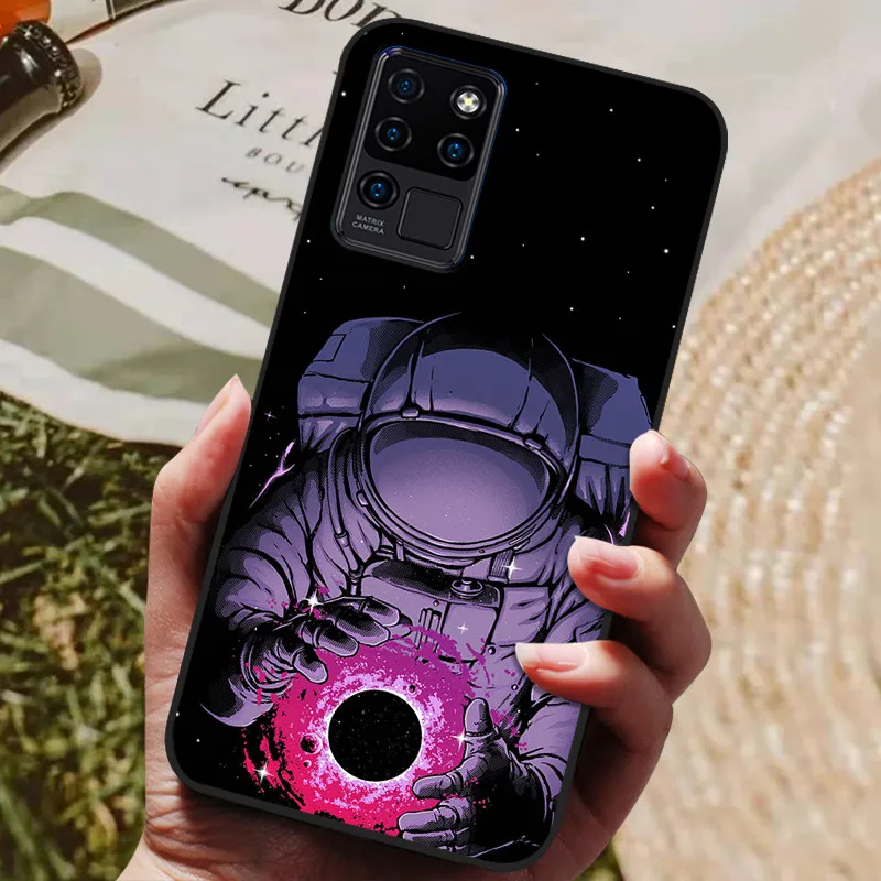 For Oukitel C21 Pro Case Fashion Silicone TPU Soft Cover Phone Case For Oukitel C22 C25 Coque C 21 Shockproof Protector Funda