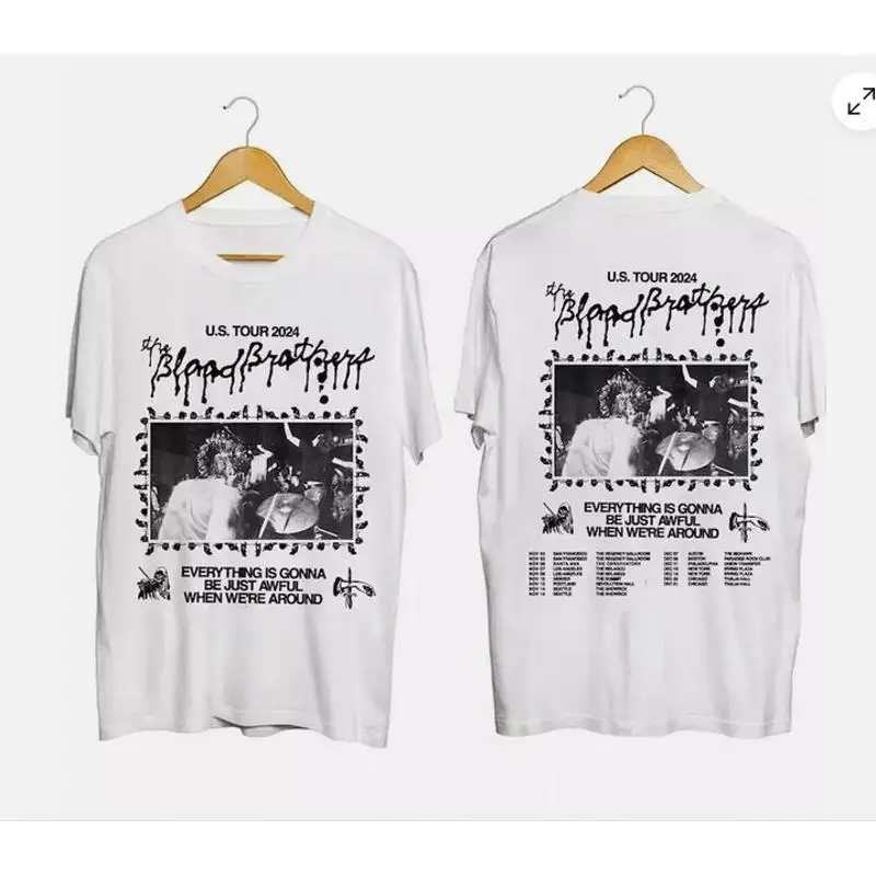 

Футболка The Blood Brothers 2024, футболка в подарок для фанатов.