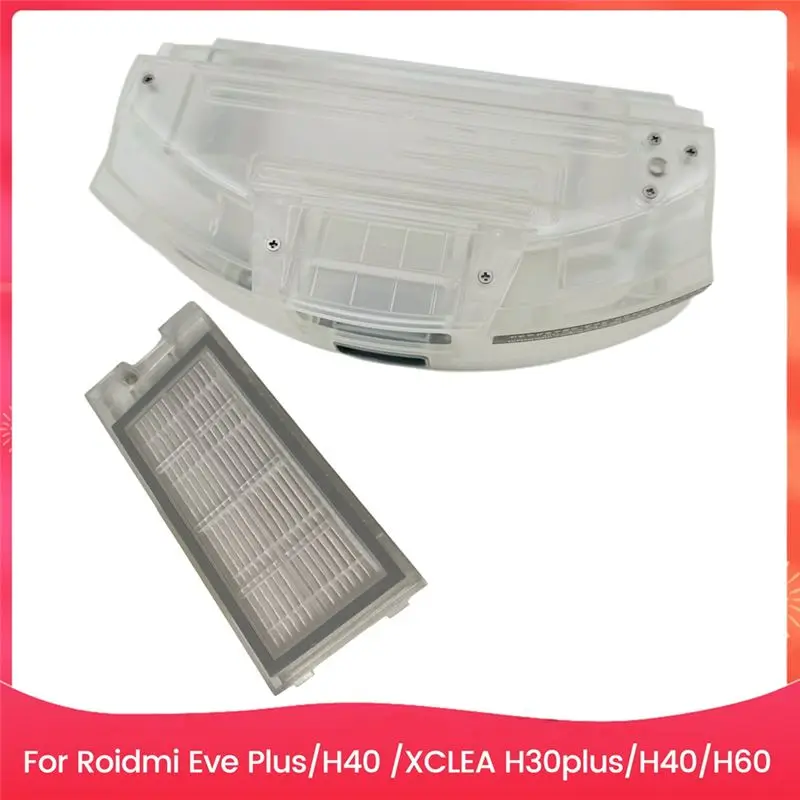 

ABKJ-2PCS Dust Box And Filter Accessories For Roidmi Eve Plus H40 For XCLEA H30plus H40 H60 Vacuum Cleaner Replacement Parts