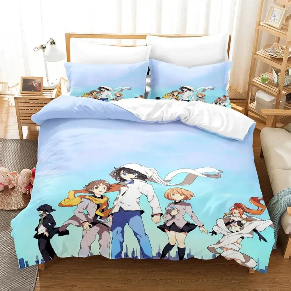 

3D Anime Devil Survivor Bedding Set Duvet Cover Bed Set Quilt Cover Pillowcase Comforter king Queen Size Boys Adult Bedding Set