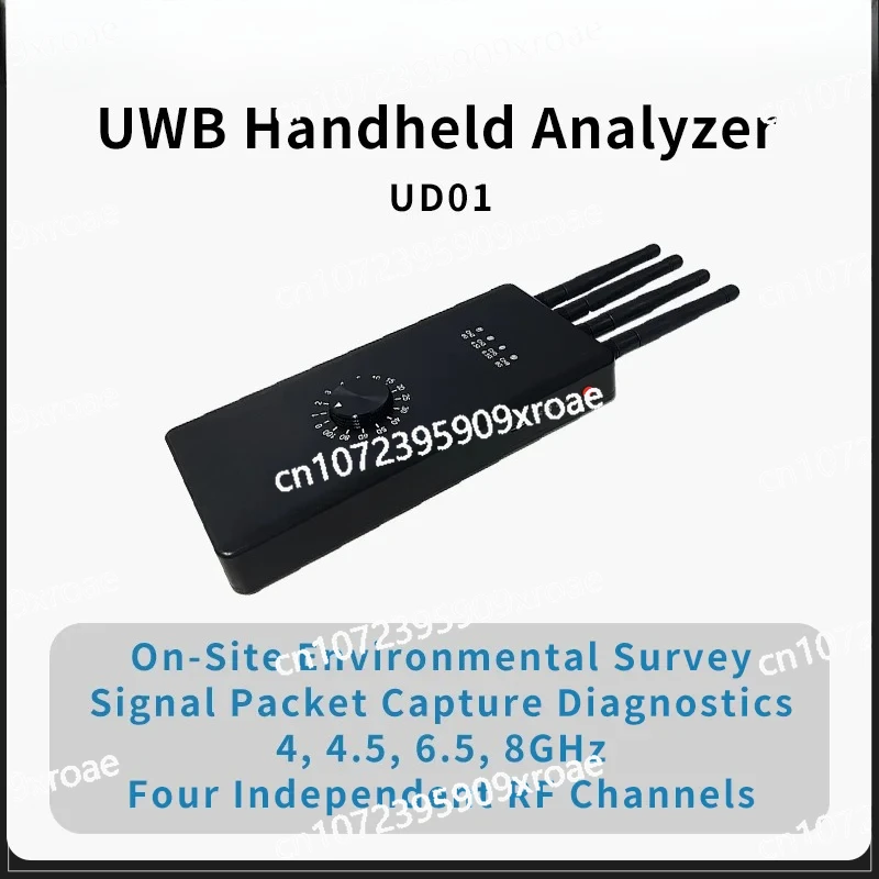 

Спектр захвата и диагностики пакетов UD01 Ручной анализатор UWB Сверхширокополосное позиционирование в помещении Обзор на месте