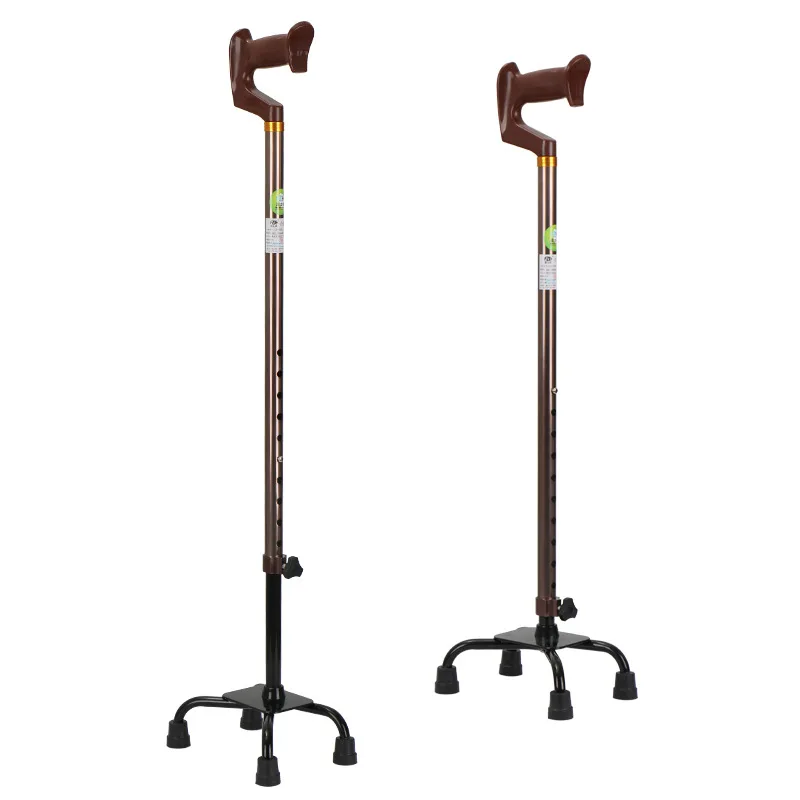 

Регулируемая отдельно стоящая 4-нога трость для пожилых людей с костылем