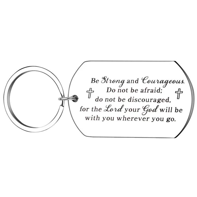 Christian Gifts Keychain 2023 Graduation Gifts Key Chain Pendant Boys Girls Best Friends Bible Verse Religious Gifts