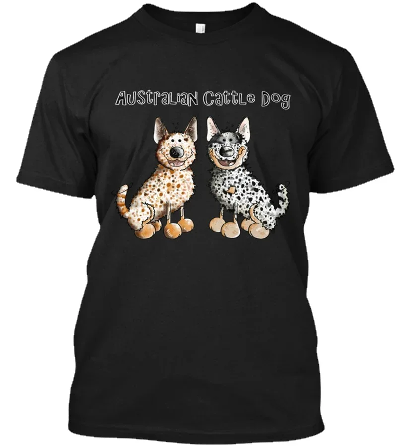 

Funny Australian Cattle Dogs Printed T-Shirt Summer Cotton Short Sleeve O-Neck Unisex T Shirt New S-3XL