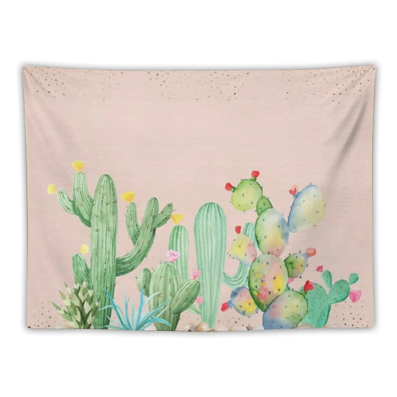 

Bohemian Glam Cactus Tapestry Room Aesthetic Decor Anime Decor Carpet On The Wall Tapestry