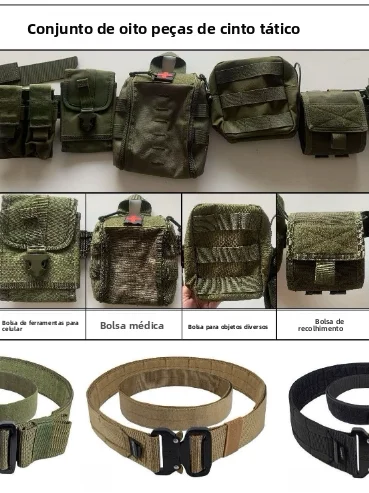 tactical-waist-belt-outdoor-patrol-multifunctional-eight-piece-set-detachable-adjustment-tactical-waist-band-duty-belt