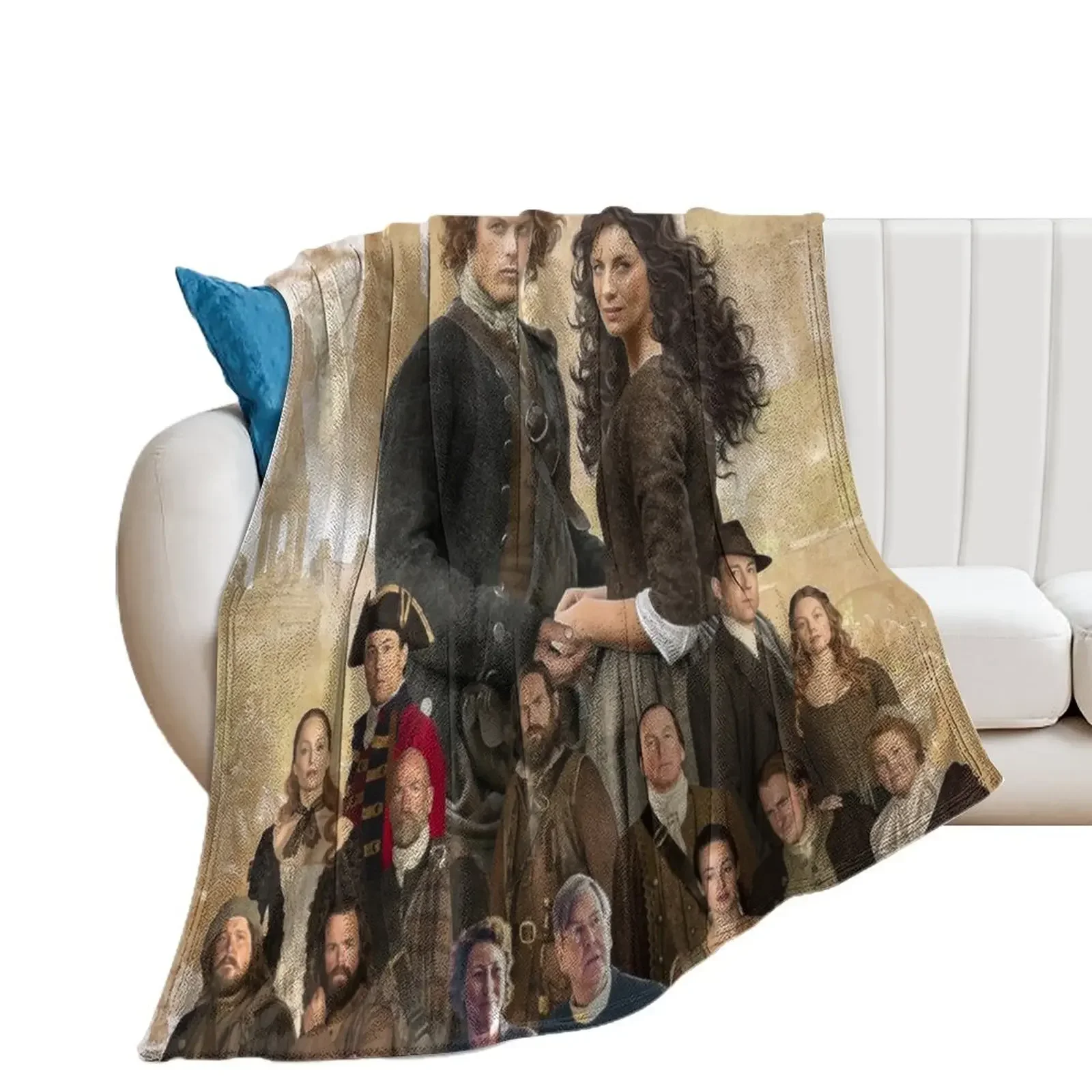 Poster season 1 Throw Blanket Bed linens Hair Luxury Blankets