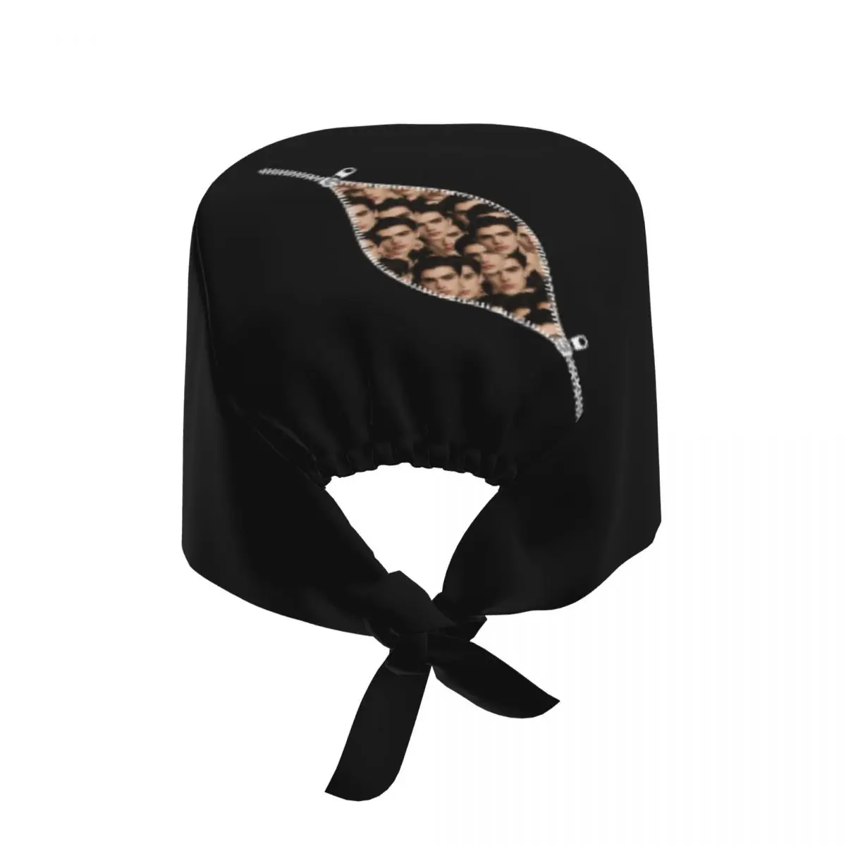 Custom Face Photo Working Cap Surgical Hats Men Women Personalized Zipper Design Operating Room Cap Nursing Cap Lab Works Hat