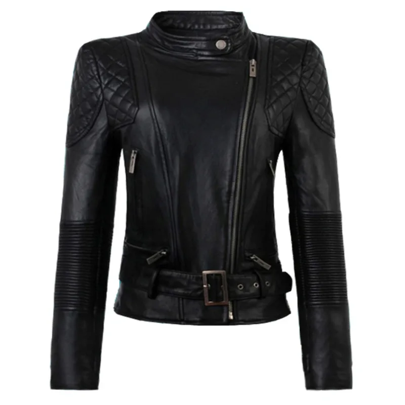 Nuova moda giacca in ecopelle nera per donna PU Biker giacche moto cappotti donna Streetwear Y2k Outwear taglia XXXXL