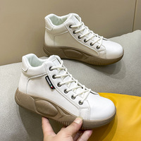Women Platform shoes Oxford Sneakers Vulcanized Designer Flats Warm Plush Cotton Classic Casual Ladies Shoes Lace-up