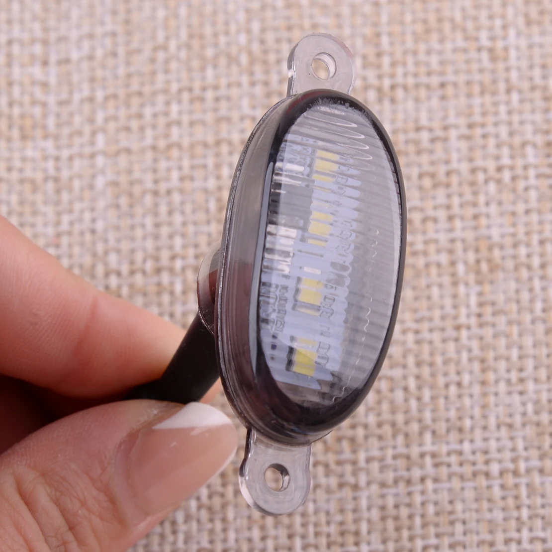 3Pcs Smoke Lens White LED Light Front Grill Grille Light DRL Fit For Ford F-150 F150 Raptor 2010 2011-2014 2015 2016 2017 2018