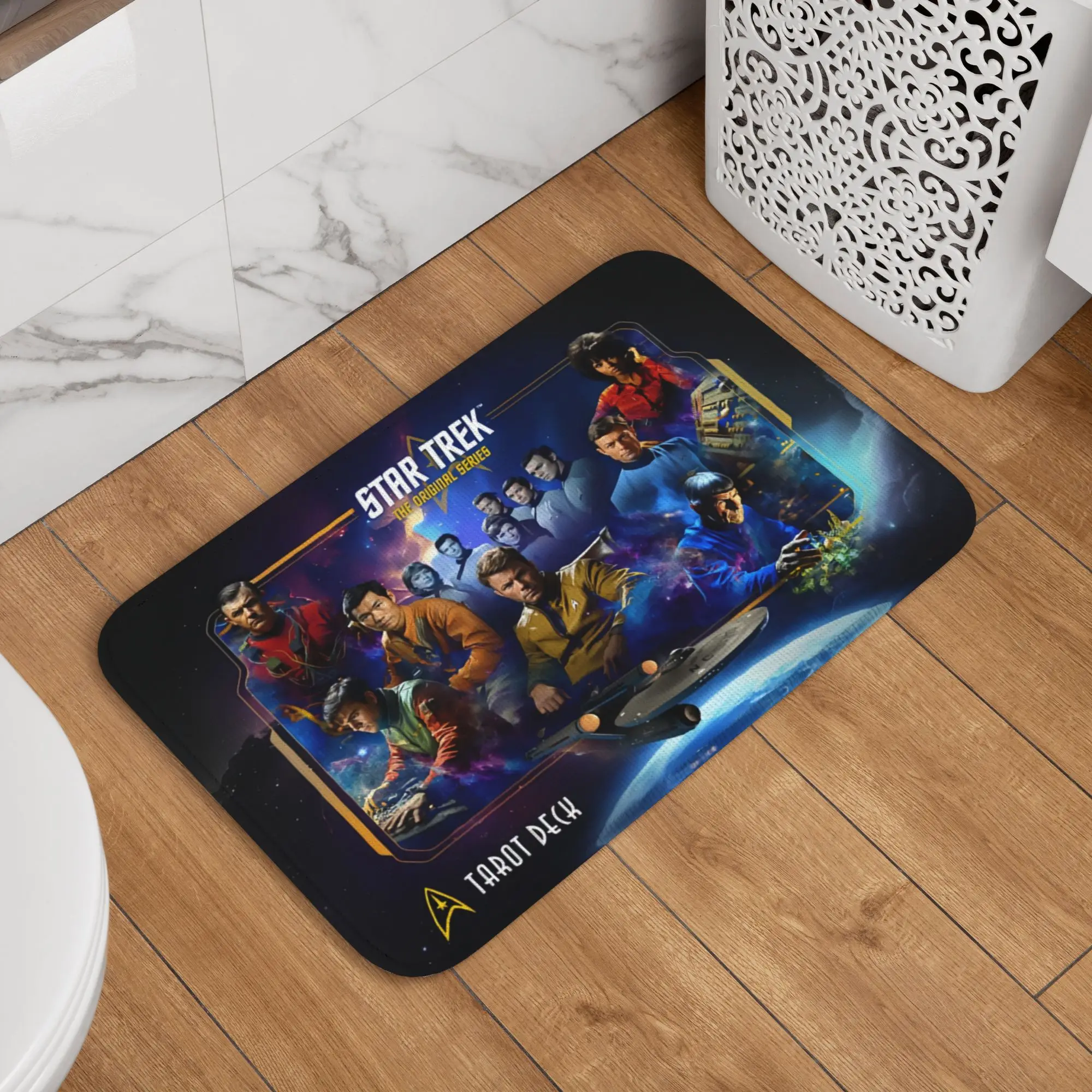 Star's Trek's Science Fiction TV Series  Front Door Mat Anti-Slip Indoor Absorbent  Doormat Floor Bathroom Entrance Rug Carpet