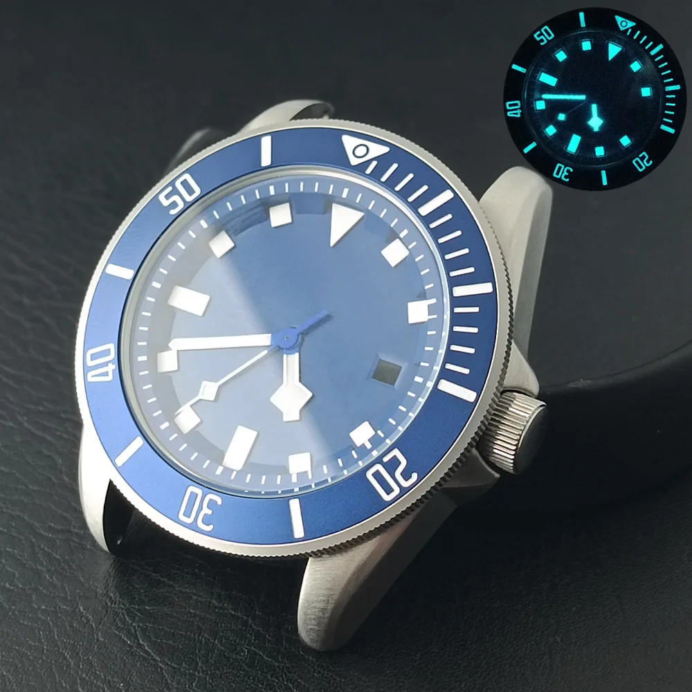 

42,5 мм FIT M8215 Механизм/циферблат Мужской высококачественный стальной корпус Аксессуары для часов Браслет Ремешок Коробка для часов