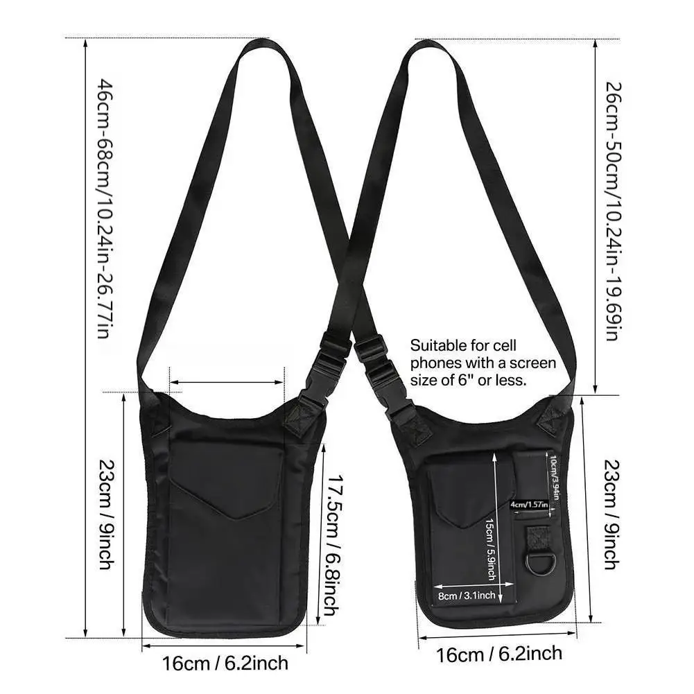 Пакет безопасности, сумка для секретного оружия, спорт на открытом воздухе, бег, скрытый рюкзак, подмышечный кошелек, карта памяти для мобильного телефона, ключ-карта, паспорт