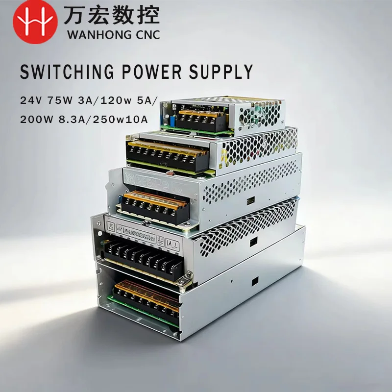 Импульсный источник питания 75 Вт 120 Вт 200 Вт 250 Вт 400 Вт 24 В переменного/постоянного тока Трансформатор драйвера