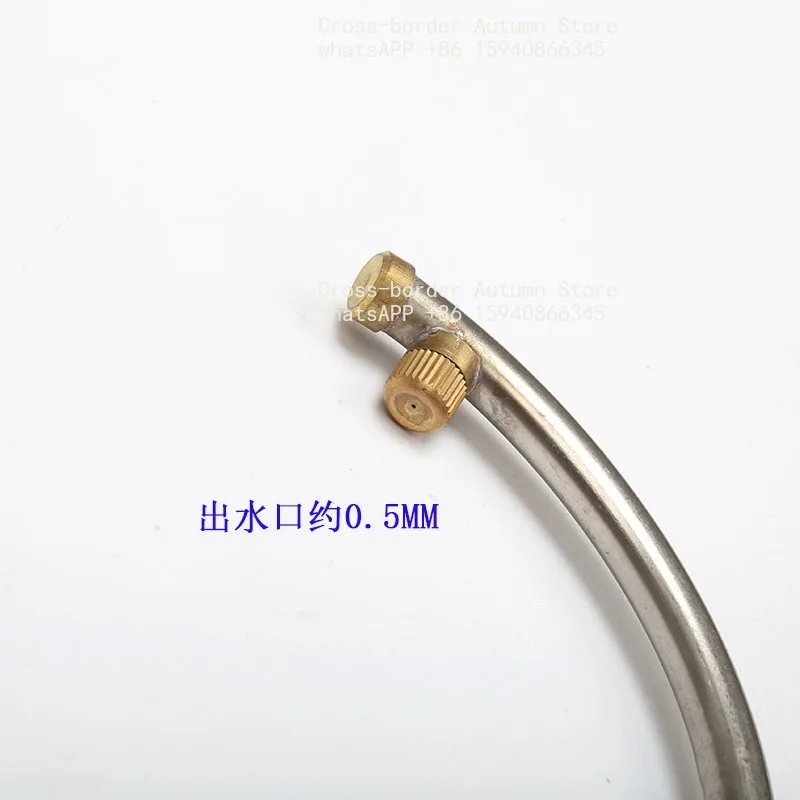 Suitable for cucumber flower spraying annular semi-open semi-circular 3 nozzle fruit setting flower dipping spray head