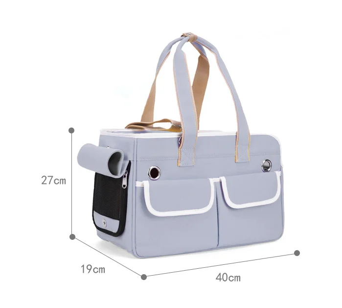 Imagem -06 - Canvas Dog Carrier Bolsa Soft Breathable Shoulder Bolsa Puppy Pet Carriers Dog Travel Bags Airline Aprovado Transporte para Saída