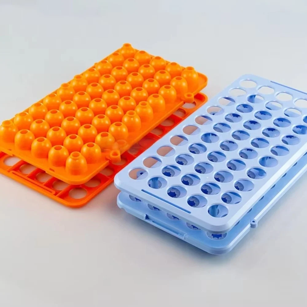 18mm Holes Test Tube Rack Plastic 50-Slot Centrifuge Tube Rack Stand Bracket Sampling Tube Storage Sampling Tube Rack